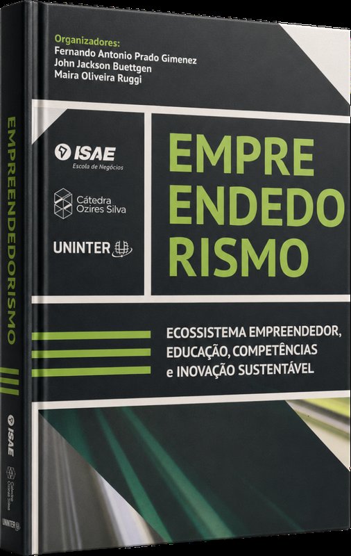 Capa 3D do livro Empreendedorismo, coautoria de Renata Reginato